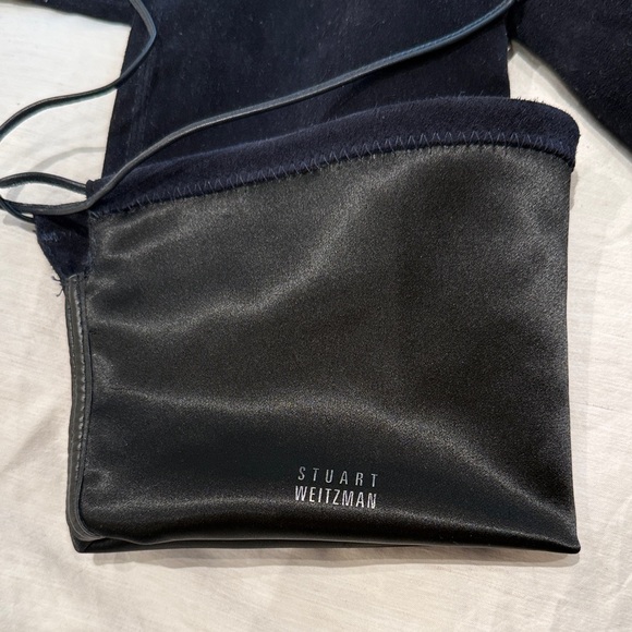 Stuart Weitzman thigh-high suede navy boots (size 8US) - Picture 5 of 6